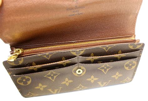 louis vuitton billfold wallet monogram brown